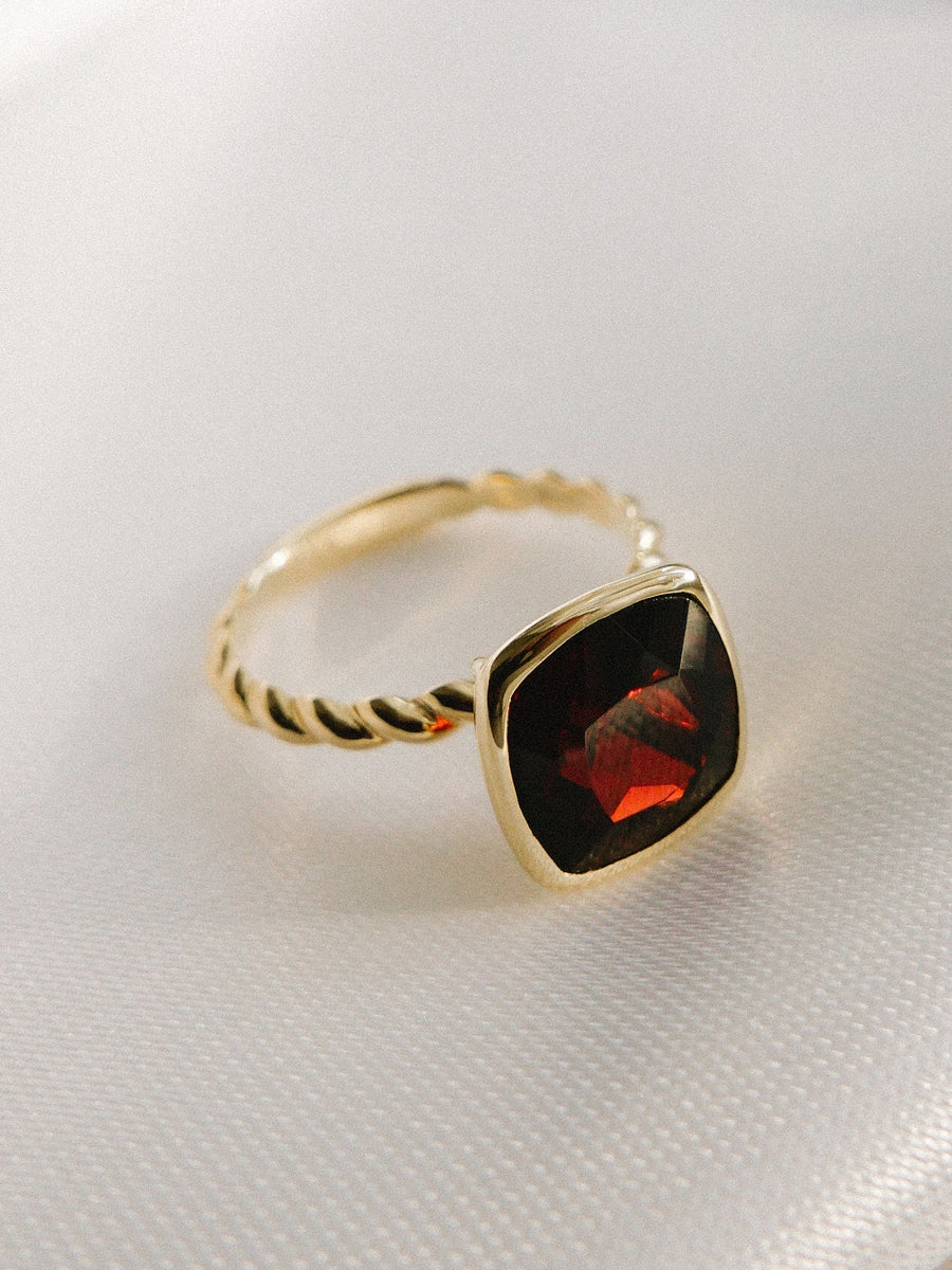 The Earth Ring in Garnet